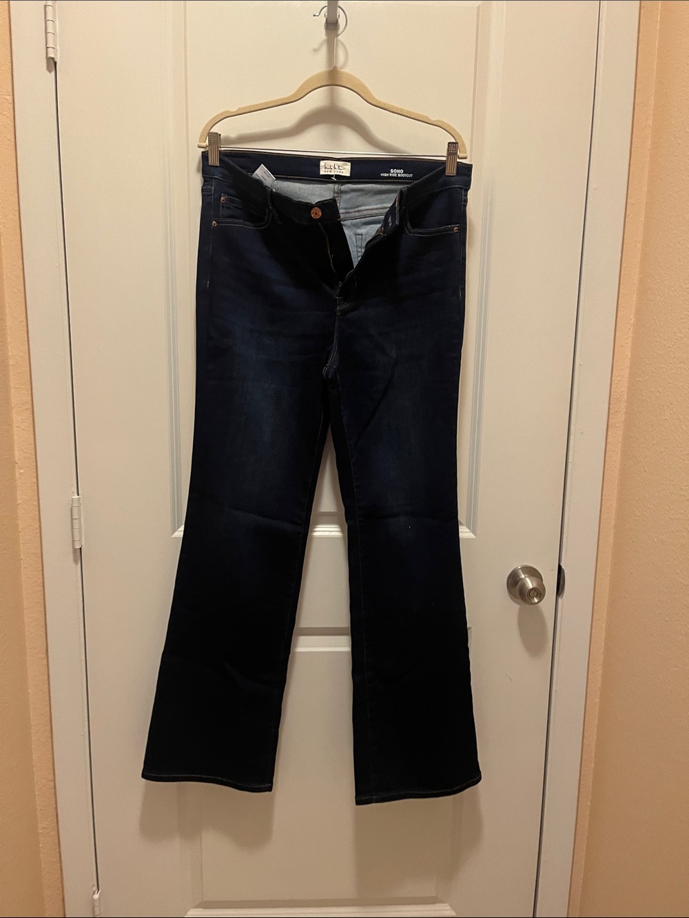 (NWT) Dark Indigo Flare Jeans - Women's Wide Leg